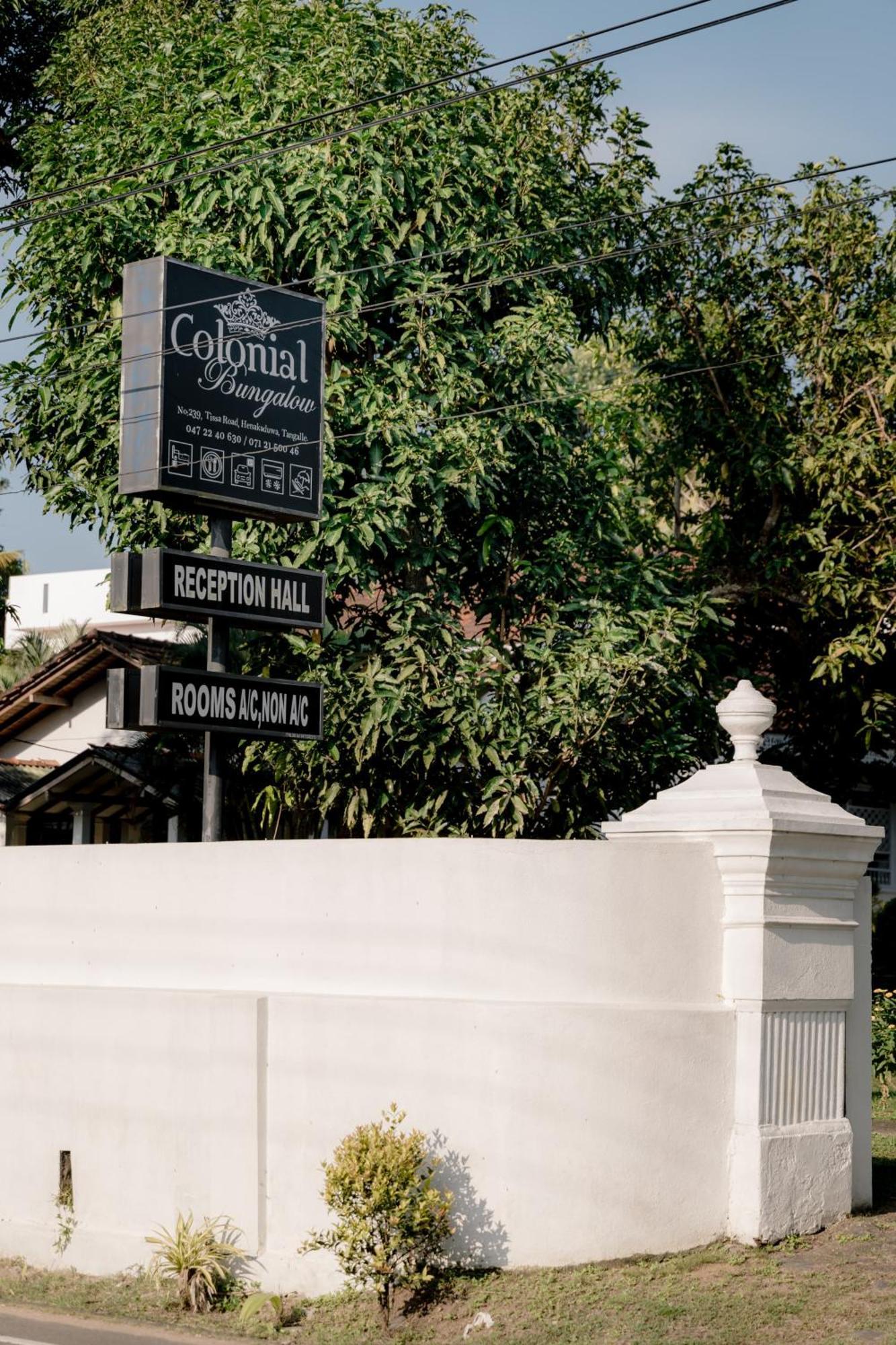 Colonial Bungalow Tangalle Exterior foto